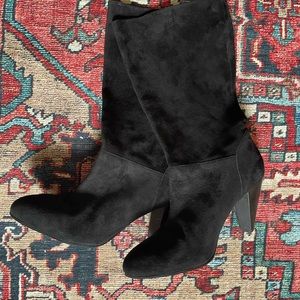 Black suede Seychelles boots, size 9 1/2